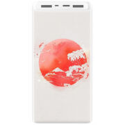 Xiaomi Mi Power Bank 3 20000mAh (PLM18ZM) Белый с принтом 