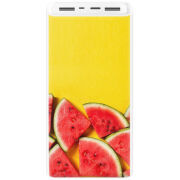 Xiaomi Mi Power Bank 3 20000mAh (PLM18ZM) Белый с принтом 