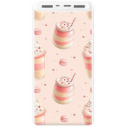 Xiaomi Mi Power Bank 3 20000mAh (PLM18ZM) Белый с принтом 