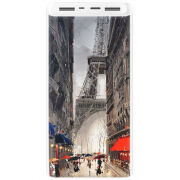 Xiaomi Mi Power Bank 3 20000mAh (PLM18ZM) Белый с принтом 