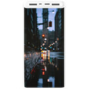 Xiaomi Mi Power Bank 3 20000mAh (PLM18ZM) Белый с принтом 