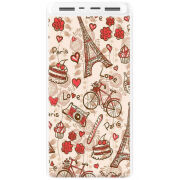 Xiaomi Mi Power Bank 3 20000mAh (PLM18ZM) Белый с принтом 