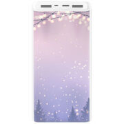 Xiaomi Mi Power Bank 3 20000mAh (PLM18ZM) Белый с принтом 