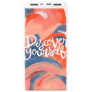 Xiaomi Mi Power Bank 3 20000mAh (PLM18ZM) Белый с принтом 