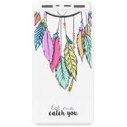 Xiaomi Mi Power Bank 3 20000mAh (PLM18ZM) Белый с принтом 