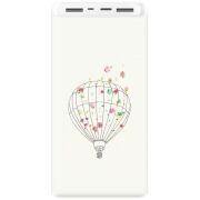 Xiaomi Mi Power Bank 3 20000mAh (PLM18ZM) Белый с принтом 