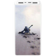 Xiaomi Mi Power Bank 3 20000mAh (PLM18ZM) Белый с принтом 