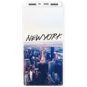 Xiaomi Mi Power Bank 3 20000mAh (PLM18ZM) Белый с принтом 