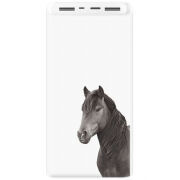 Xiaomi Mi Power Bank 3 20000mAh (PLM18ZM) Белый с принтом 