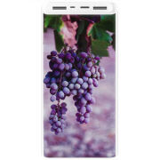 Xiaomi Mi Power Bank 3 20000mAh (PLM18ZM) Белый с принтом 