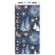 Xiaomi Mi Power Bank 3 20000mAh (PLM18ZM) Белый с принтом 