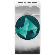 Xiaomi Mi Power Bank 3 20000mAh (PLM18ZM) Белый с принтом 
