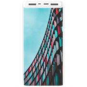 Xiaomi Mi Power Bank 3 20000mAh (PLM18ZM) Белый с принтом 