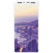 Xiaomi Mi Power Bank 3 20000mAh (PLM18ZM) Белый с принтом 