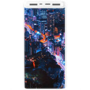 Xiaomi Mi Power Bank 3 20000mAh (PLM18ZM) Белый с принтом 