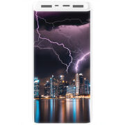 Xiaomi Mi Power Bank 3 20000mAh (PLM18ZM) Белый с принтом 