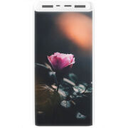 Xiaomi Mi Power Bank 3 20000mAh (PLM18ZM) Белый с принтом 
