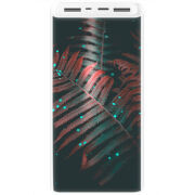 Xiaomi Mi Power Bank 3 20000mAh (PLM18ZM) Белый с принтом 