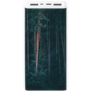 Xiaomi Mi Power Bank 3 20000mAh (PLM18ZM) Белый с принтом 