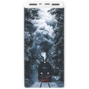 Xiaomi Mi Power Bank 3 20000mAh (PLM18ZM) Белый с принтом 