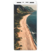 Xiaomi Mi Power Bank 3 20000mAh (PLM18ZM) Белый с принтом 