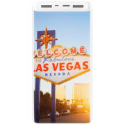 Xiaomi Mi Power Bank 3 20000mAh (PLM18ZM) Белый с принтом 