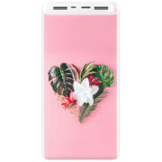 Xiaomi Mi Power Bank 3 20000mAh (PLM18ZM) Белый с принтом 