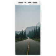 Xiaomi Mi Power Bank 3 20000mAh (PLM18ZM) Белый с принтом 