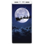 Xiaomi Mi Power Bank 3 20000mAh (PLM18ZM) Белый с принтом 