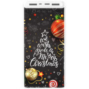 Xiaomi Mi Power Bank 3 20000mAh (PLM18ZM) Белый с принтом 