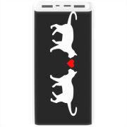 Xiaomi Mi Power Bank 3 20000mAh (PLM18ZM) Белый с принтом 