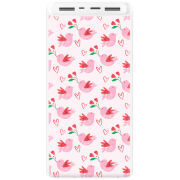 Xiaomi Mi Power Bank 3 20000mAh (PLM18ZM) Белый с принтом 