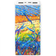 Xiaomi Mi Power Bank 3 20000mAh (PLM18ZM) Белый с принтом 