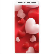 Xiaomi Mi Power Bank 3 20000mAh (PLM18ZM) Белый с принтом 