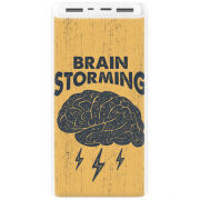 Xiaomi Mi Power Bank 3 20000mAh (PLM18ZM) Белый с принтом 