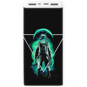 Xiaomi Mi Power Bank 3 20000mAh (PLM18ZM) Белый с принтом 