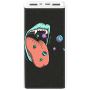 Xiaomi Mi Power Bank 3 20000mAh (PLM18ZM) Белый с принтом 