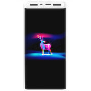 Xiaomi Mi Power Bank 3 20000mAh (PLM18ZM) Белый с принтом 