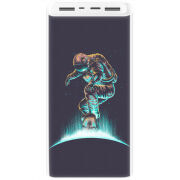 Xiaomi Mi Power Bank 3 20000mAh (PLM18ZM) Белый с принтом 