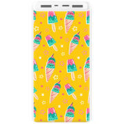 Xiaomi Mi Power Bank 3 20000mAh (PLM18ZM) Белый с принтом 