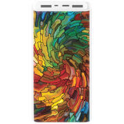 Xiaomi Mi Power Bank 3 20000mAh (PLM18ZM) Белый с принтом 