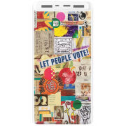 Xiaomi Mi Power Bank 3 20000mAh (PLM18ZM) Белый с принтом 