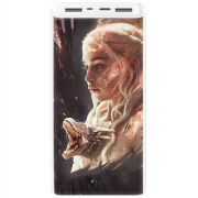 Xiaomi Mi Power Bank 3 20000mAh (PLM18ZM) Белый с принтом 