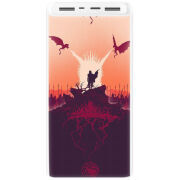 Xiaomi Mi Power Bank 3 20000mAh (PLM18ZM) Белый с принтом 