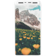 Xiaomi Mi Power Bank 3 20000mAh (PLM18ZM) Белый с принтом 