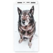 Xiaomi Mi Power Bank 3 20000mAh (PLM18ZM) Белый с принтом 