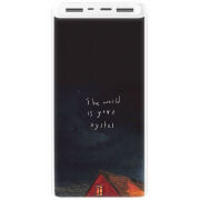 Xiaomi Mi Power Bank 3 20000mAh (PLM18ZM) Белый с принтом 