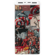 Xiaomi Mi Power Bank 3 20000mAh (PLM18ZM) Белый с принтом Marvel Avengers