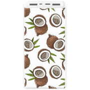 Xiaomi Mi Power Bank 3 20000mAh (PLM18ZM) Белый с принтом Coconut