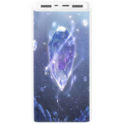 Xiaomi Mi Power Bank 3 20000mAh (PLM18ZM) Белый с принтом 
